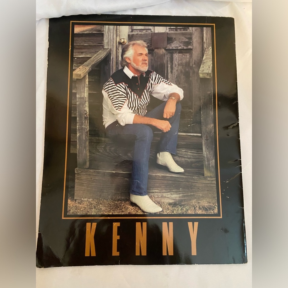 Rare Kenny Rogers in concert book